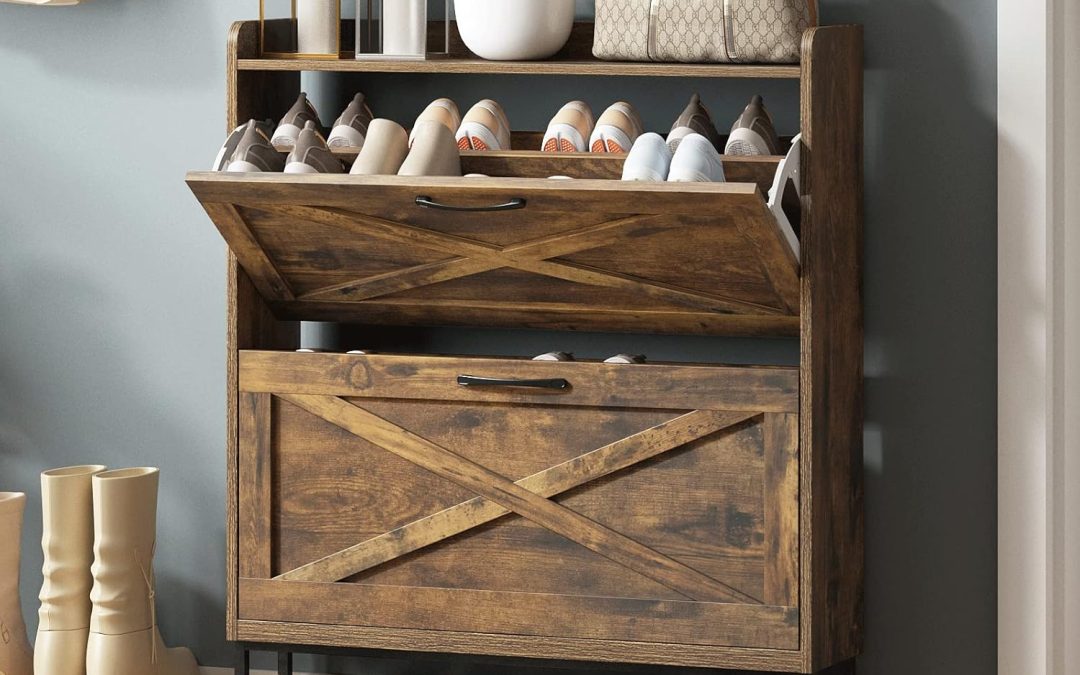 Declutter Your Entryway: Review of the Maupvit Rustic Shoe Storage Cabinet