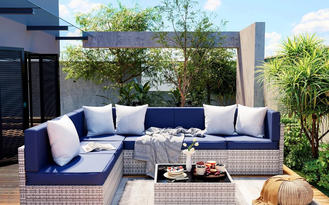 Elevate Your Outdoor Space: Pamapic 7-Piece Modular Patio Furniture Set Review