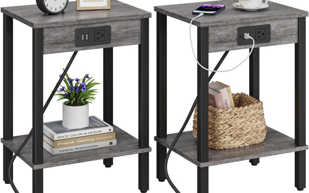 Maximize Space with Style: Review of the Charging End Tables
