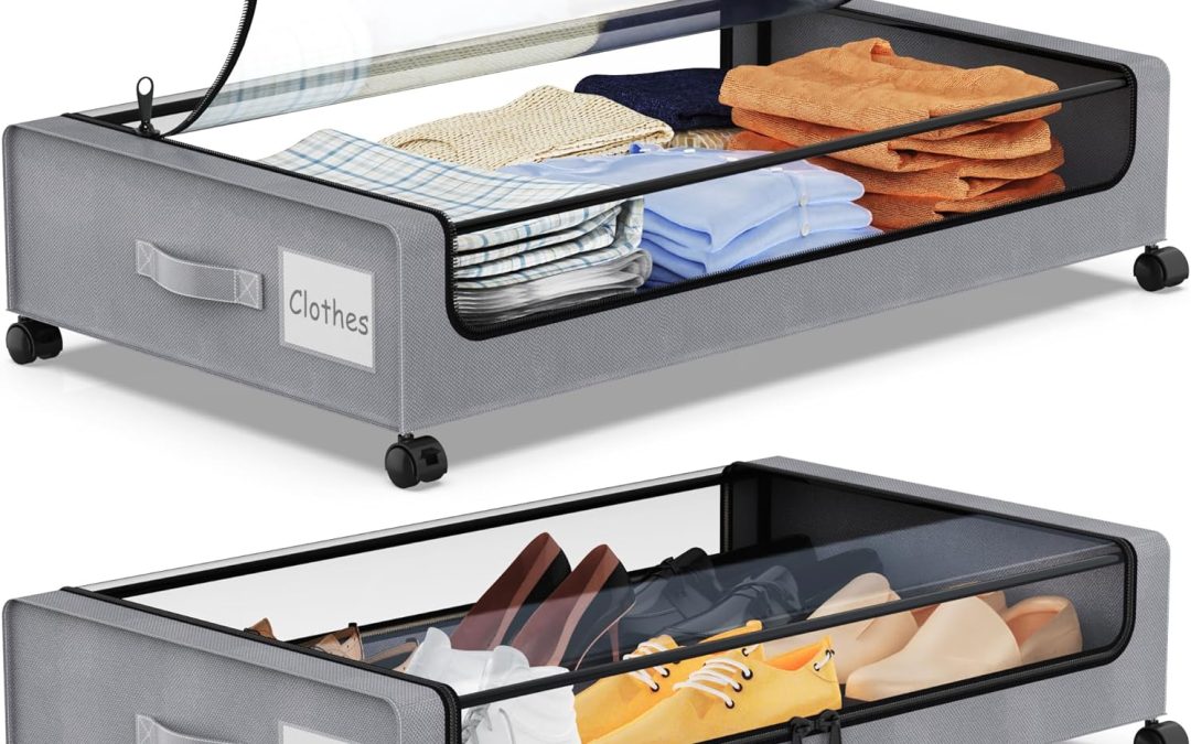 Maximize Your Space: Review of XXL Under Bed Storage with Wheels
