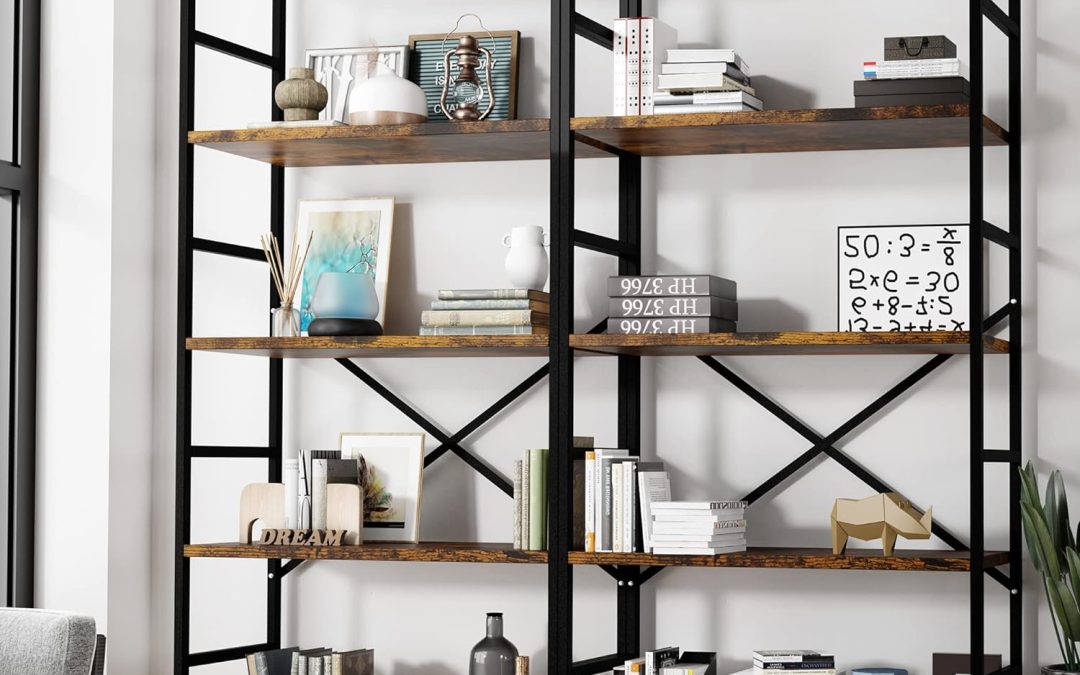 Stylish Storage: Shintenchi 5-Tier Industrial Bookshelf Review