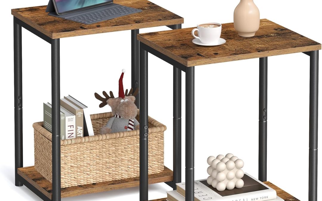 Stylish & Versatile: Review of the VASAGLE Rustic Side Tables Set