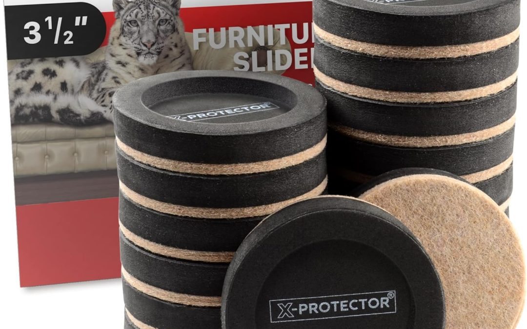 Effortless Moving: Review of X-PROTECTOR Felt Furniture Sliders for Hardwood Floors