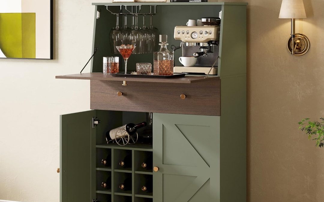 Elevate Your Entertaining: ANCTOR Modern Foldable Bar Cabinet Review