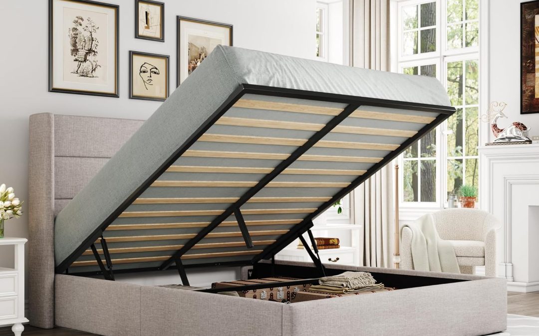 Elevate Your Space: Allewie Queen Size Lift Up Storage Bed Review