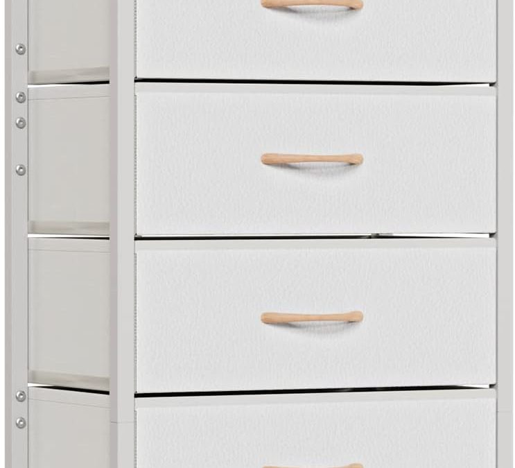 Elevate Your Space: Review of the Furnulem White Dresser with 5 Drawers