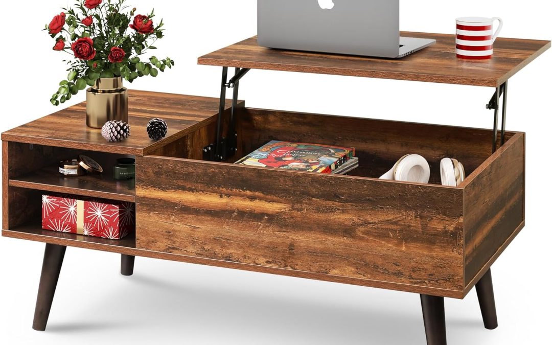 Elevate Your Space: WLIVE Wood Lift Top Coffee Table Review