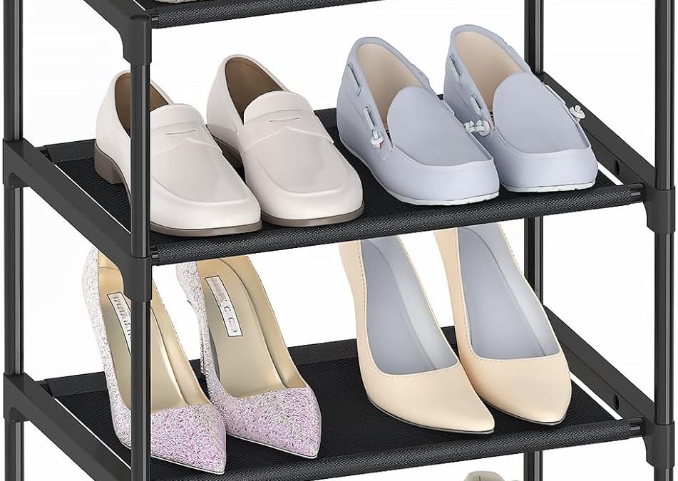 Maximize Space with the 4 Tier Small Shoe Rack: Your Perfect Organizer for Every Home!