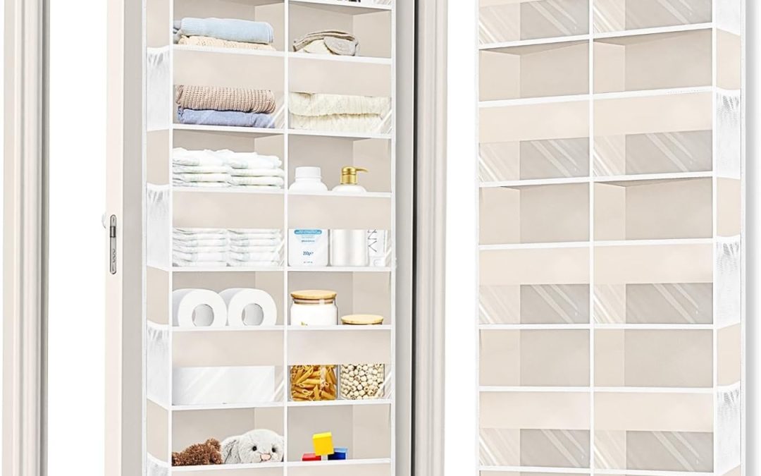 Maximize Space with the Extra Large 5-Tier Over the Door Organizer!