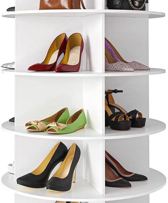Maximize Your Closet Space: Review of the SpaceAid 7 Tier Rotating Shoe Rack