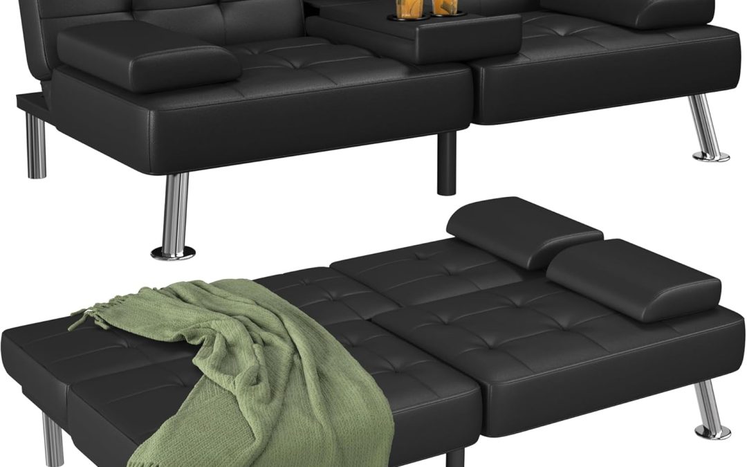 Revamp Your Living Space with the Flamaker Futon Sofa Bed: Stylish Comfort Meets Functionality!