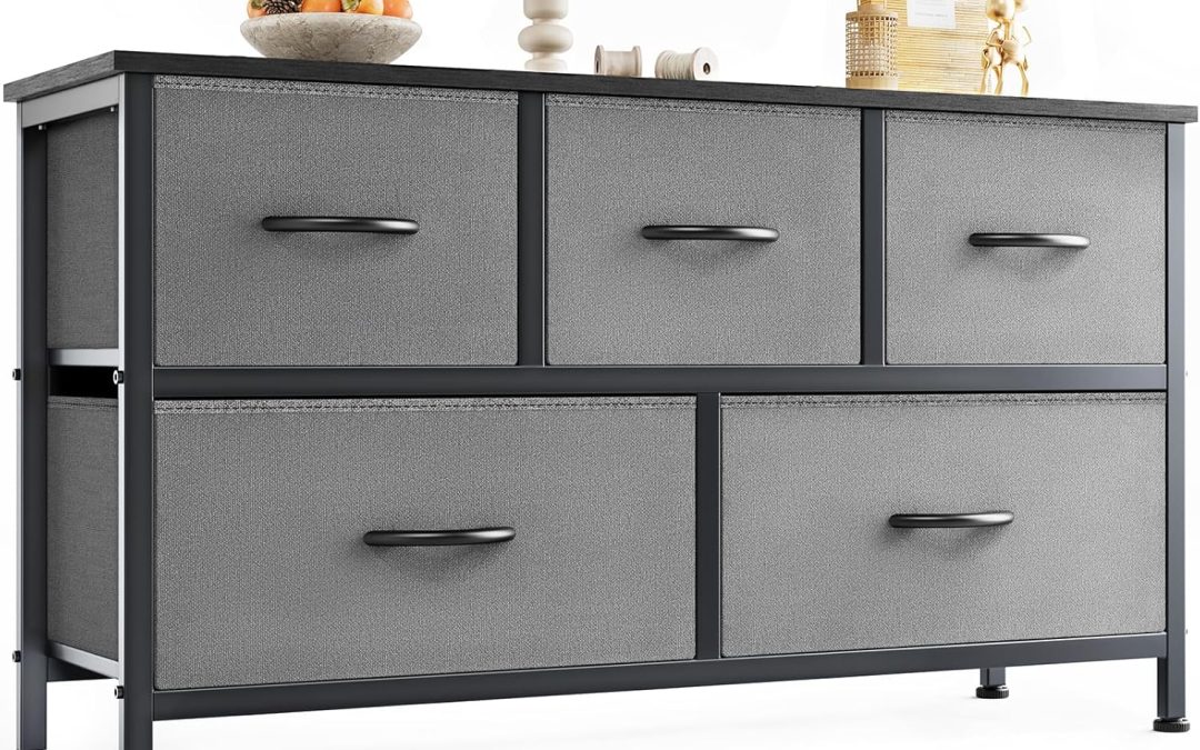Stylish Storage Solution: OLIXIS 5-Drawer Fabric Dresser Review