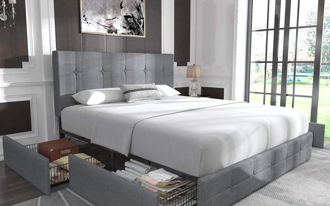 Transform Your Bedroom: Allewie Upholstered Queen Bed Frame Review