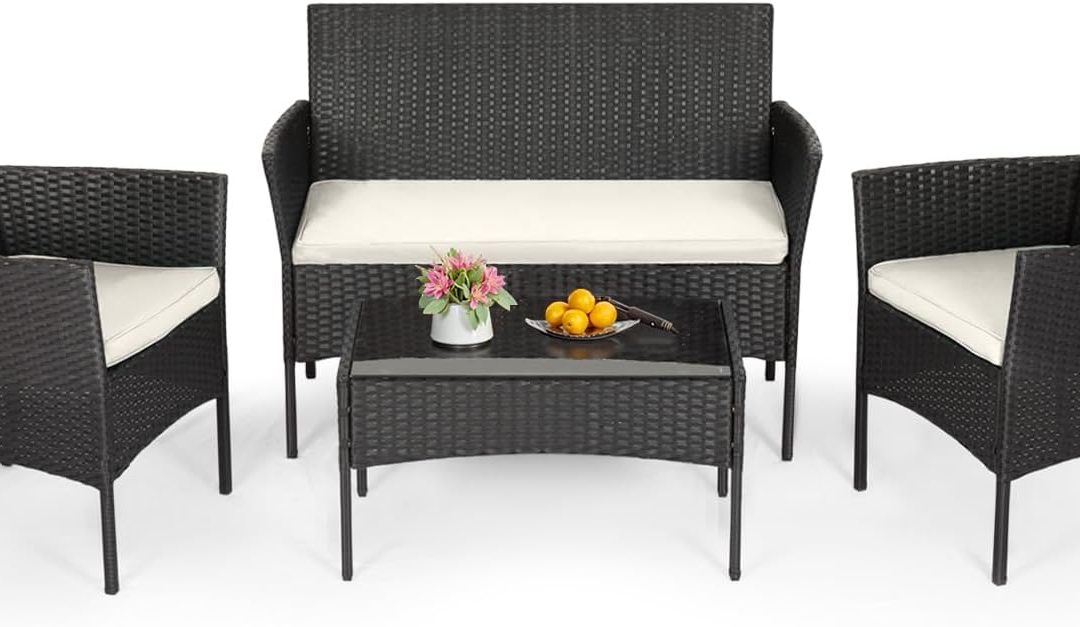 Transform Your Outdoor Space: A Review of the FDW 4-Piece Patio Furniture Set