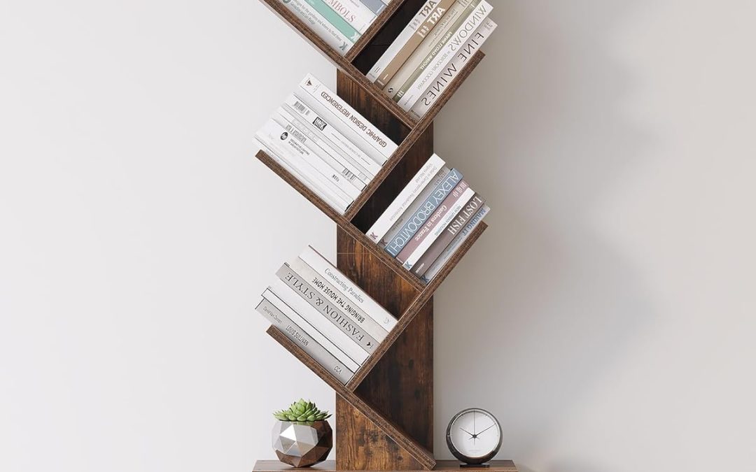 Transform Your Space: Review of the SUNMORY 6 Tier Tree Bookshelf