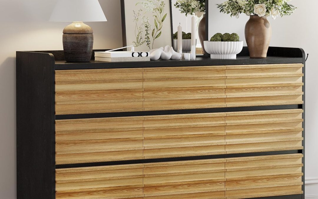 Transform Your Space with the ANCTOR 9 Drawer Dresser: Style Meets Functionality!