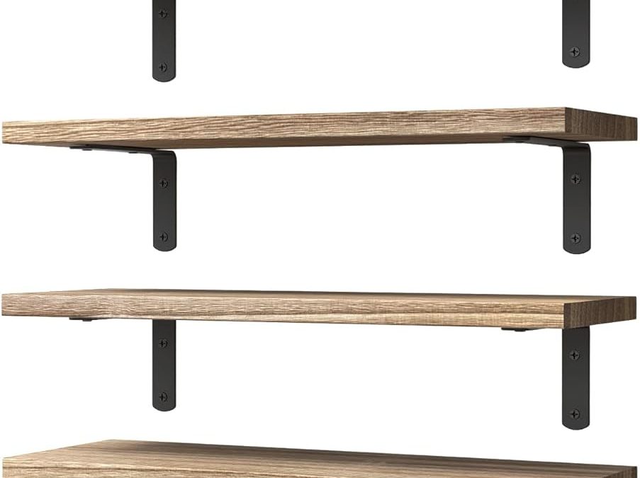 Transform Your Space: WOPITUES Rustic Floating Shelves Review