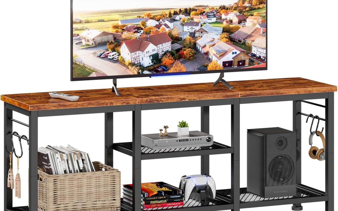 Upgrade Your Viewing Experience: Furologee Rustic TV Stand Review