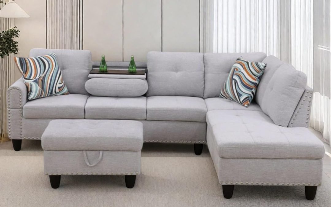 Cozy Living: Osparple L Shaped Couch Review – Perfect for Small Spaces!