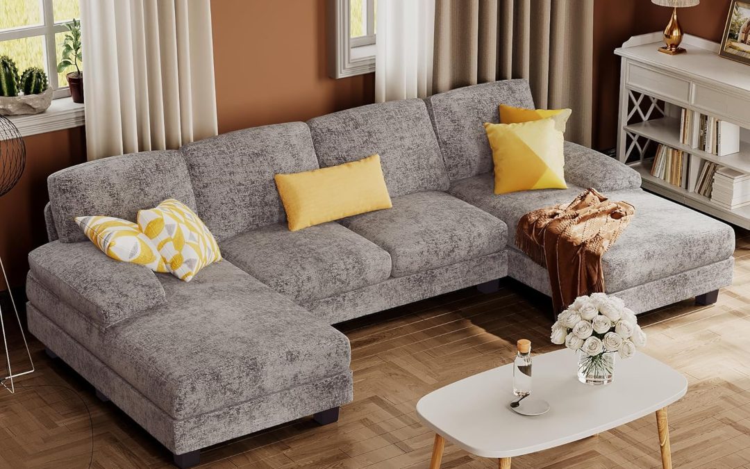 Cozy Up with the Furmax U-Shaped Sectional: Perfect Sofa for Your Living Room!