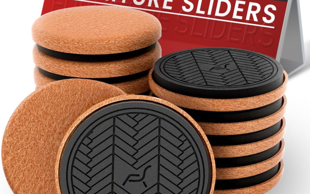 Effortless Moving: PISAO Felt Furniture Sliders for Hardwood Floors