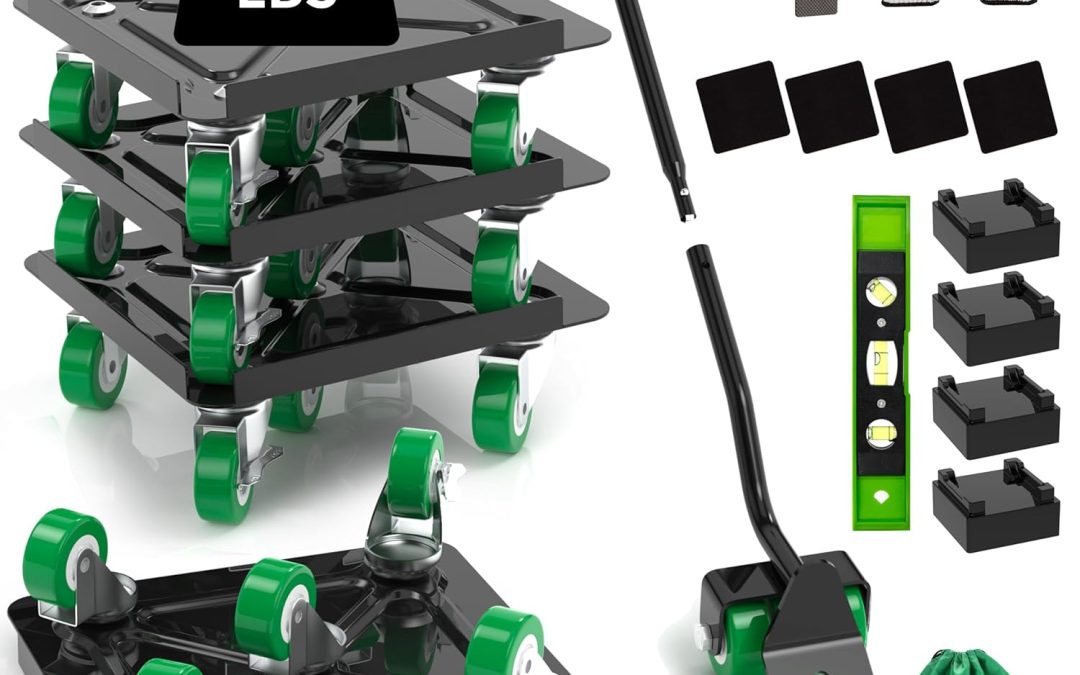Effortlessly Move Heavy Furniture with NESTEASY’s 360° Rotating Dolly