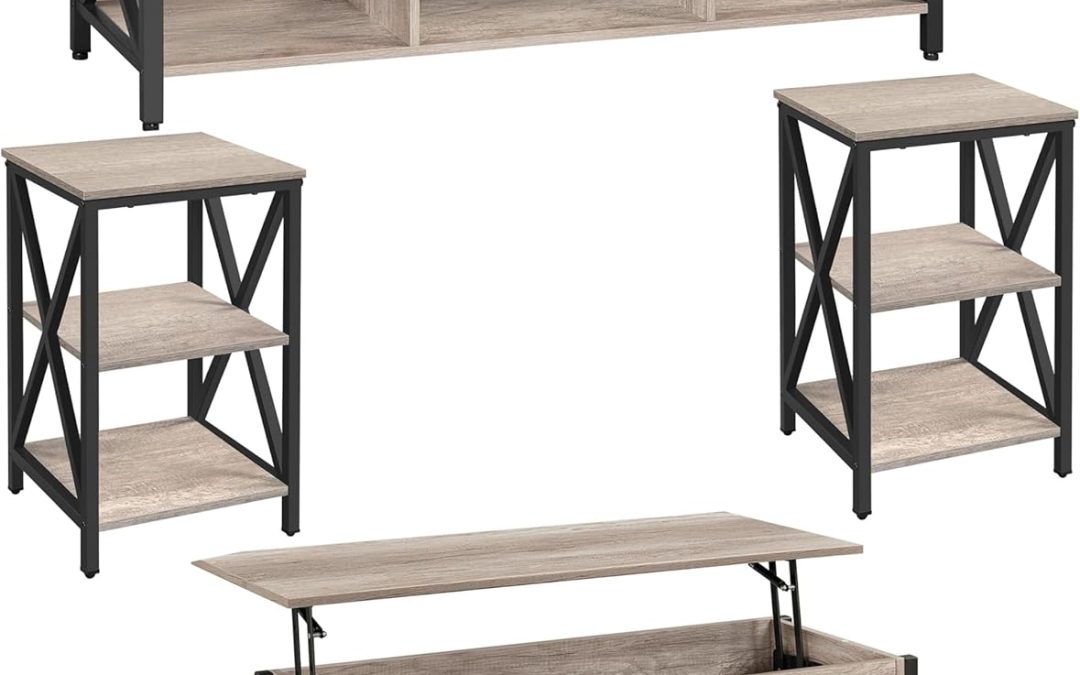 Elevate Your Living Space: A Review of the Yaheetech 4-Piece Table Set