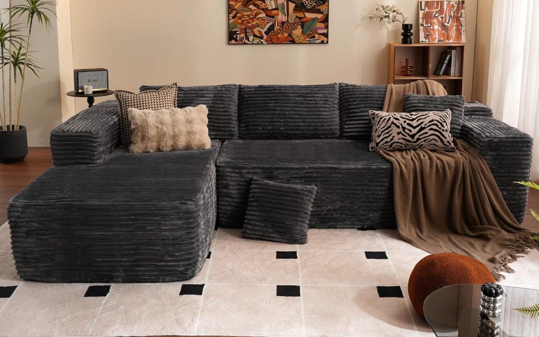 Elevate Your Space: Review of the Ovius 104″ Cloud Sectional Couch