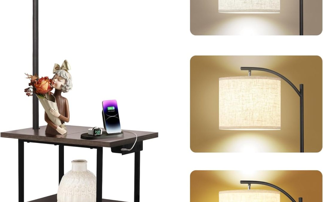 Elevate Your Space: The Ultimate PESRAE Floor Lamp with Charging Station Review