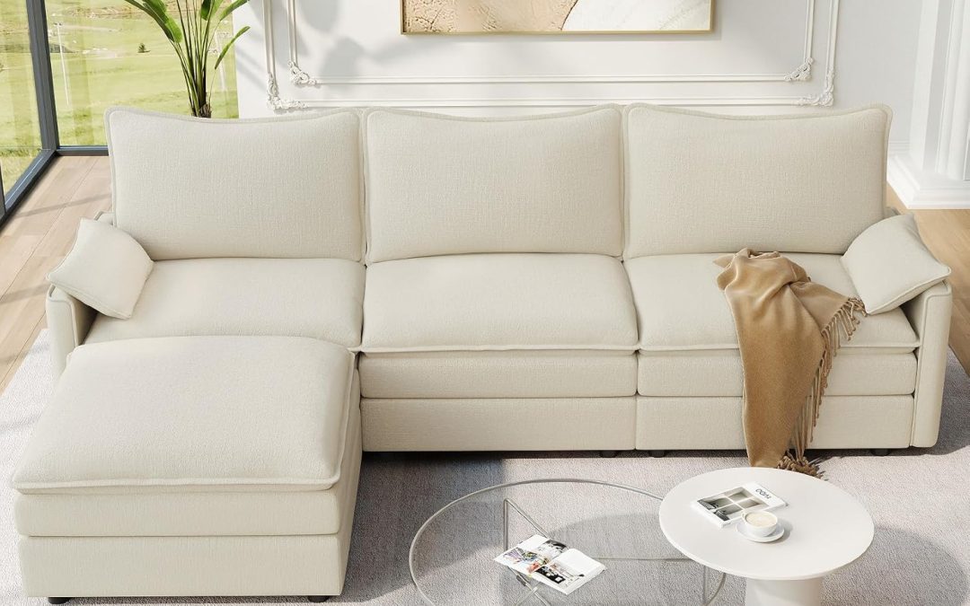 Elevate Your Space: Vesgantti 108″ Modular Sectional Sofa Review