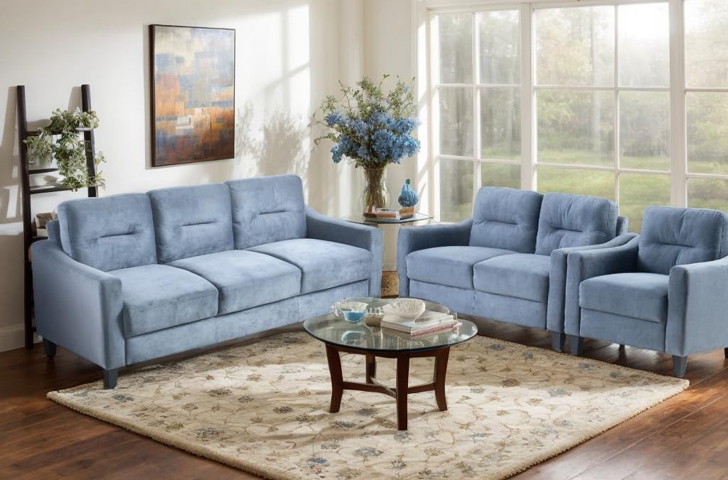 Elevate Your Space with KEIKI’s Modern Living Room Furniture Set!