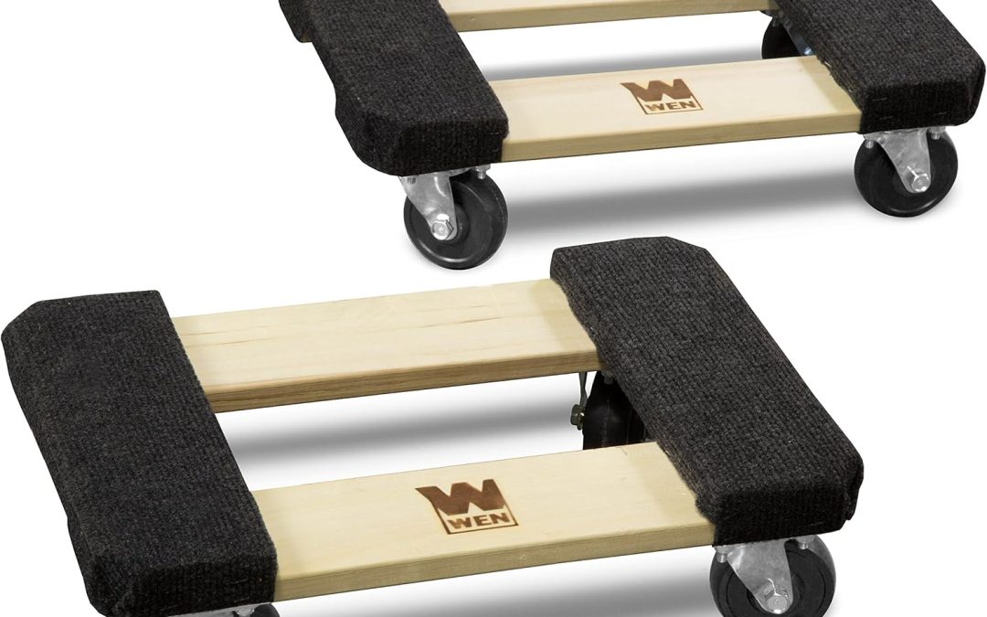 Get Moving with the WEN 721218: Unmatched Hardwood Furniture Dollies Reviewed!