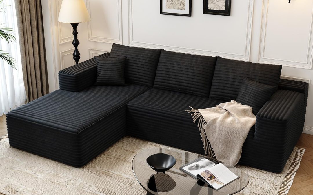Maximize Comfort and Style: Review of the 107.5″ Cloud Modular Sectional Sofa