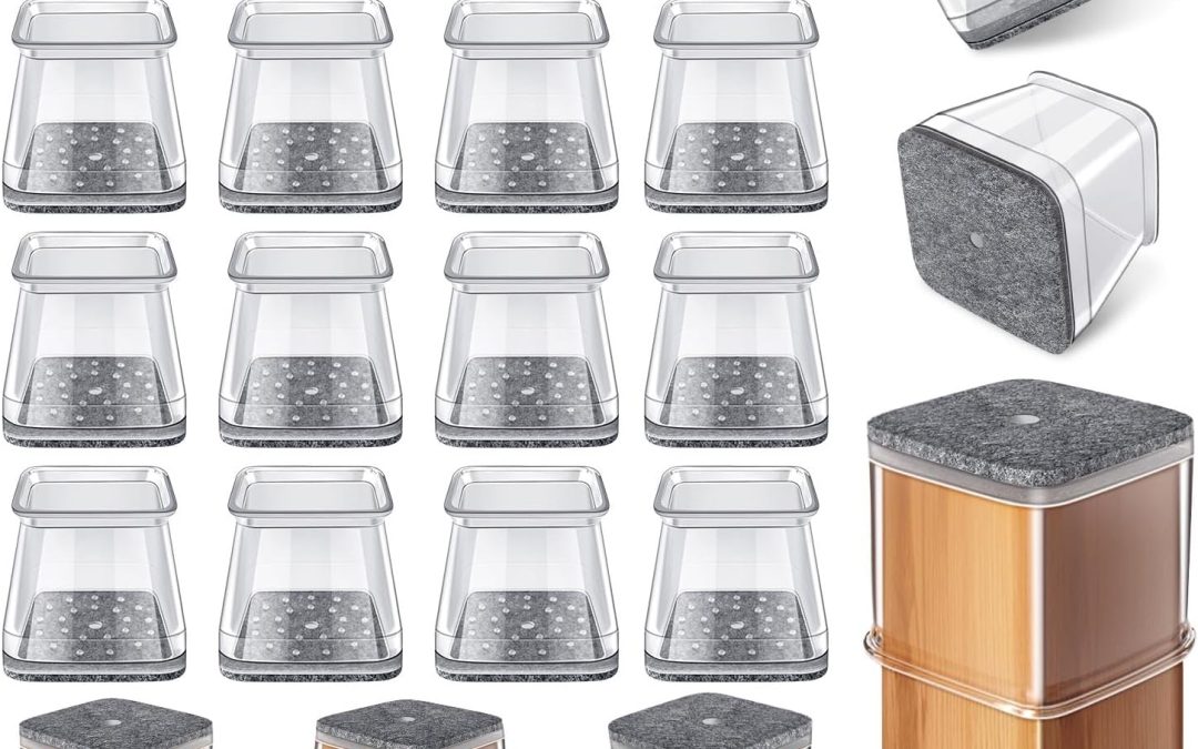 Protect Your Floors: A Review of 24 Pcs Silicone Felt Chair Leg Protectors