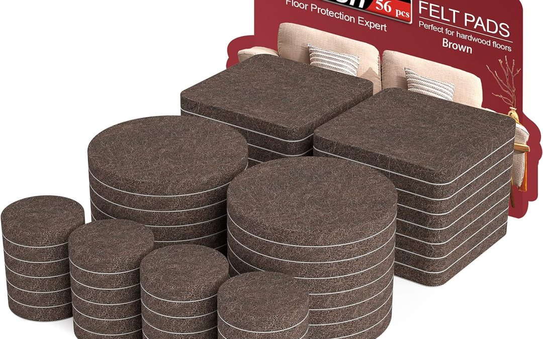 Protect Your Floors: Yelanon 56-Piece Premium Felt Furniture Pads Review