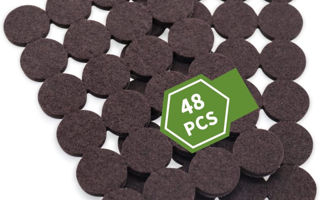 Protect Your Hardwood: Top Reviews on Dark Brown Felt Furniture Pads