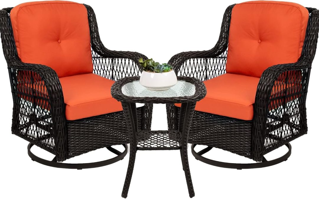 Relax in Style: Best Choice Products 3-Piece Outdoor Wicker Bistro Set Review