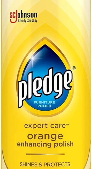 Revitalize Your Furniture with Pledge Enhancing Polish: A Fresh Orange Scent Experience!