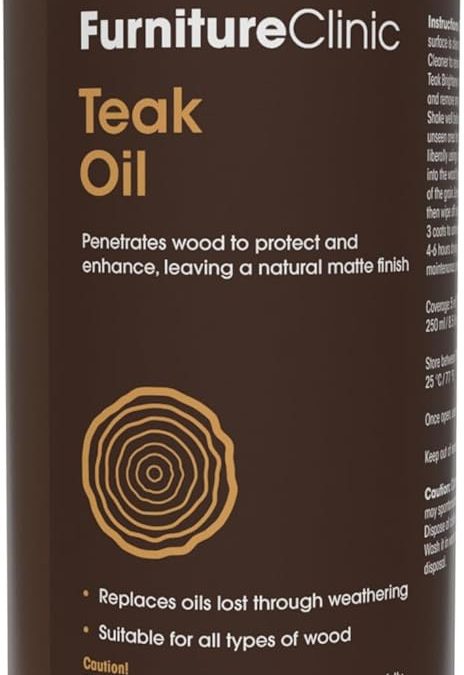 Revive & Protect: A Review of Furniture Clinic Teak Oil for All Your Wood Needs