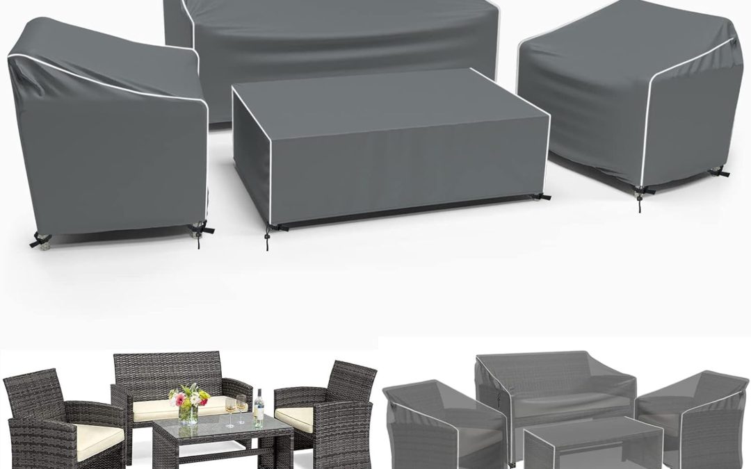 Shield Your Outdoor Oasis: Gasadar 4-Piece Waterproof Furniture Covers Review