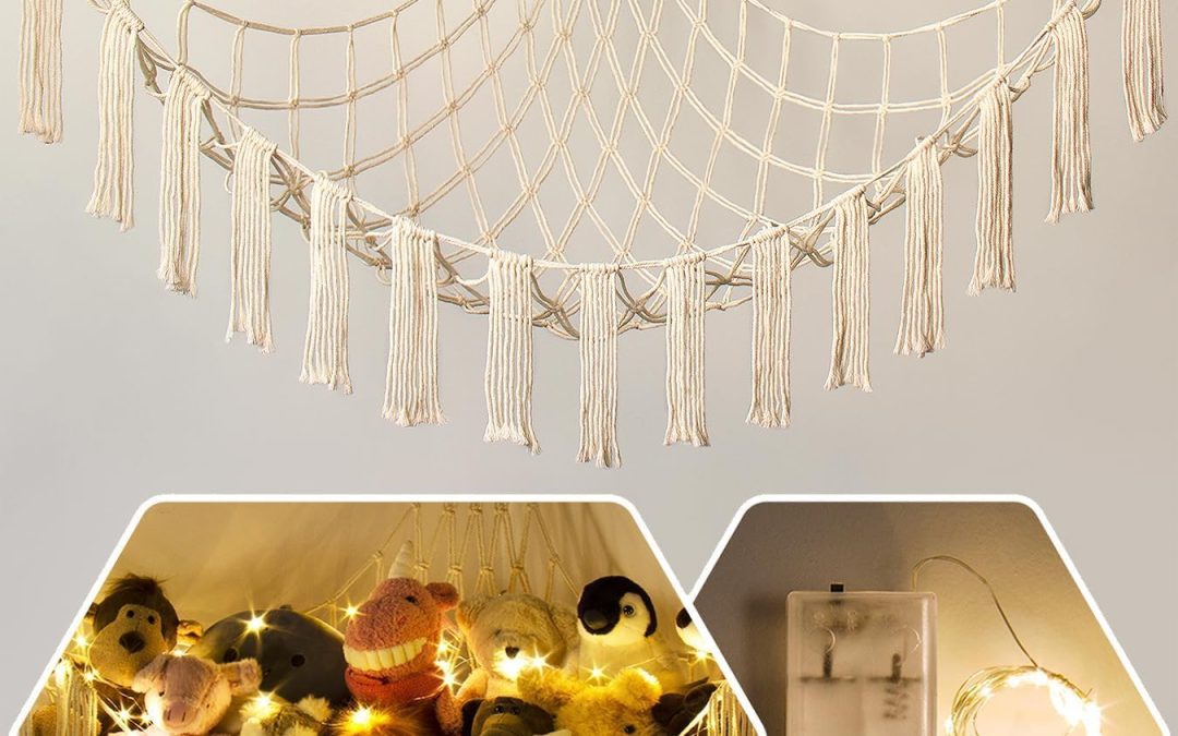 Transform Your Child’s Room: The X-Large LED Stuffed Animal Storage Hammock Review