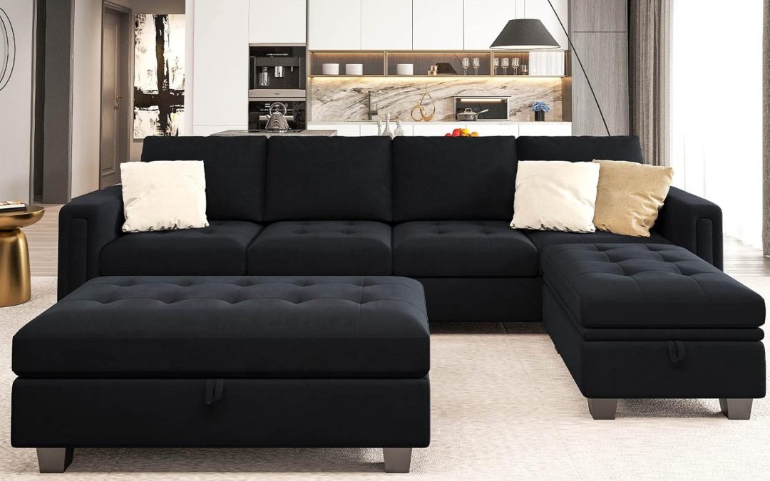 Transform Your Living Space: Belffin Velvet 4-Seat Sectional Sofa Review