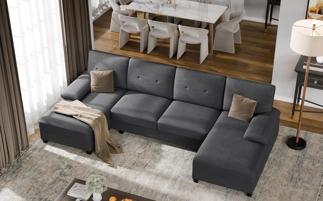 Transform Your Living Space: Walsunny U-Shaped Sectional Couch Review