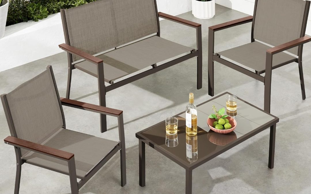 Transform Your Outdoors: Review of the Best Choice Products 4-Piece Patio Conversation Set