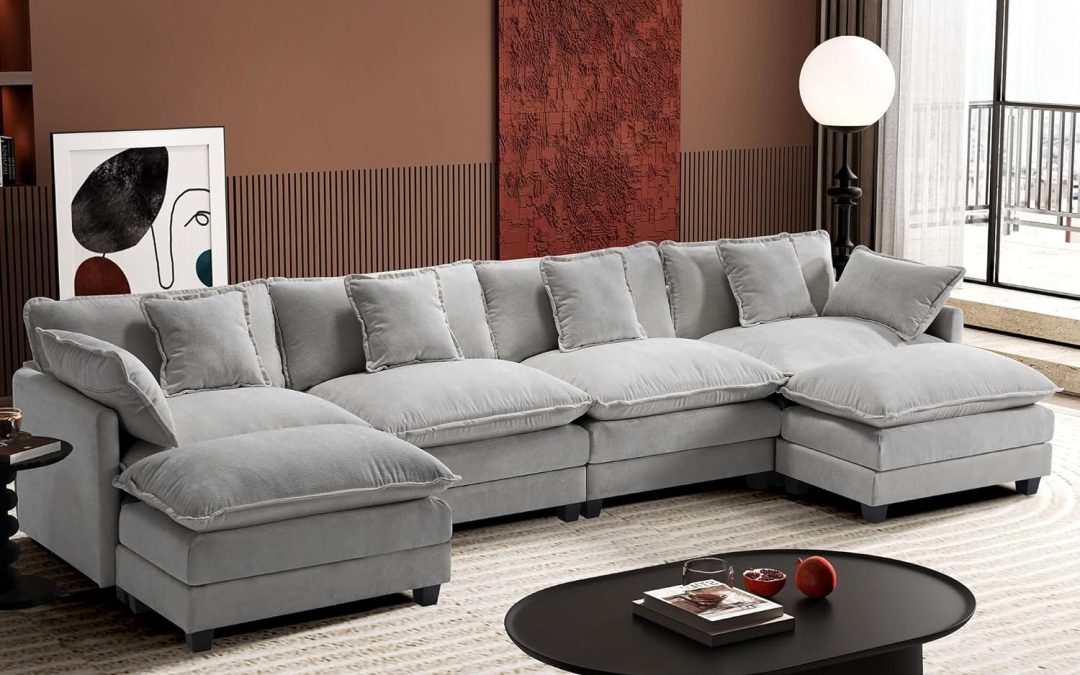 Transform Your Space: Ihanherry 146″ U-Shaped Modular Sofa Review