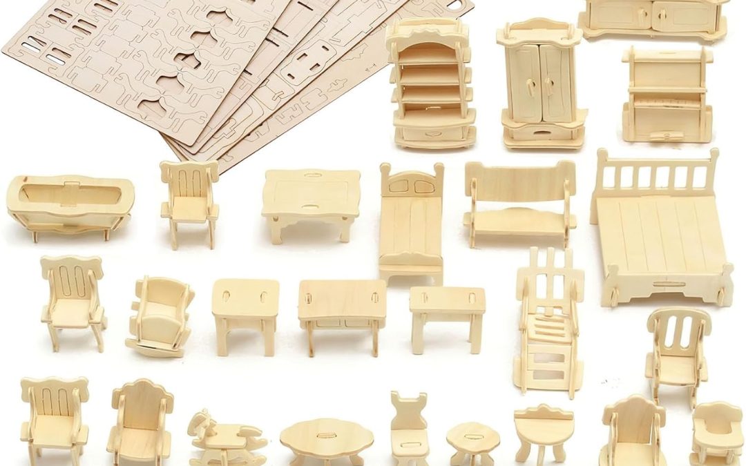 Transform Your Space: LOVEINUSA DIY Wooden Dollhouse Furniture Set Review