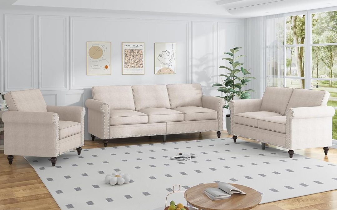 Transform Your Space: Review of the MUZZ 3PCS Modern Sofa Set
