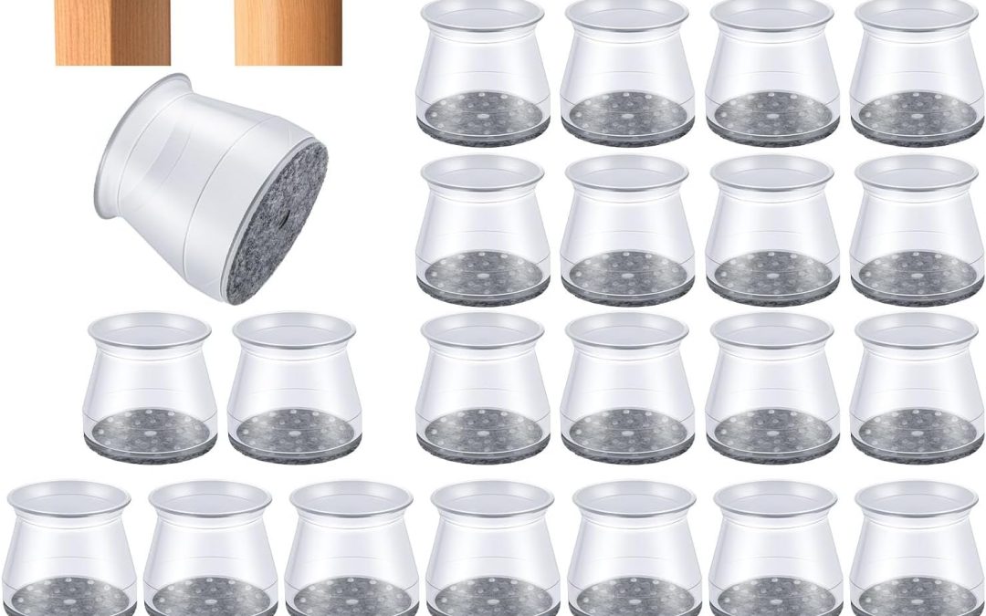 Ultimate Floor Protection: Review of 32 Pcs Silicone Felt Chair Leg Protectors