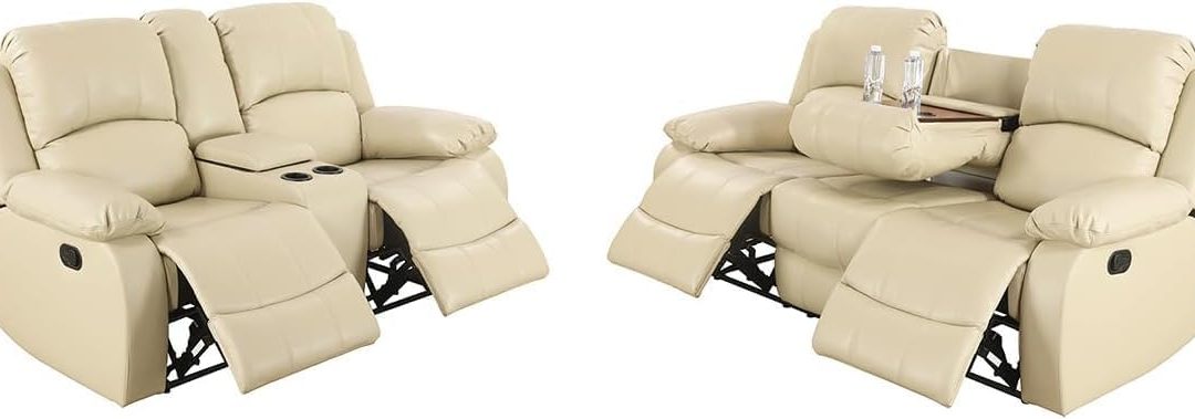 Unwind in Style: The Ultimate Bonded Leather Reclining Sofa Set Review