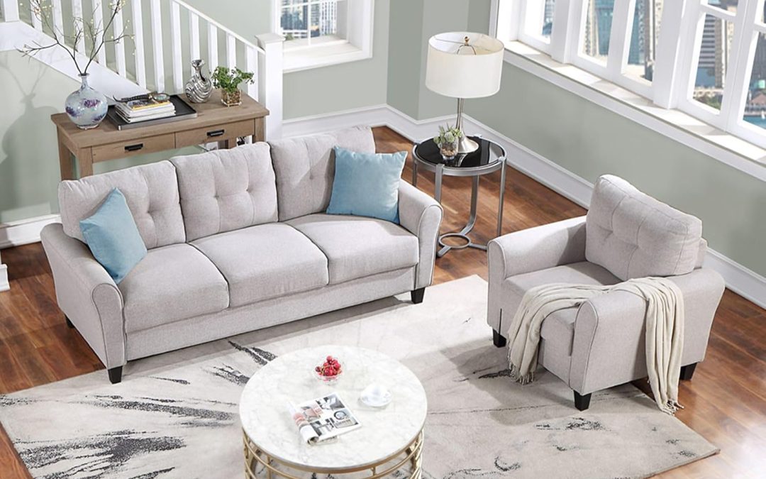 Elevate Your Living Room: Reviews of the Modern 2-Piece Sofa Set